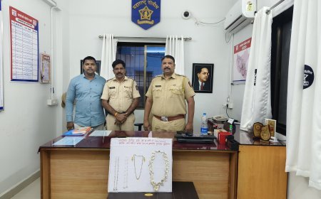 नागोठणे पोलिसांनी चार तासात अज्ञात चोरट्याला केले जेरबंद