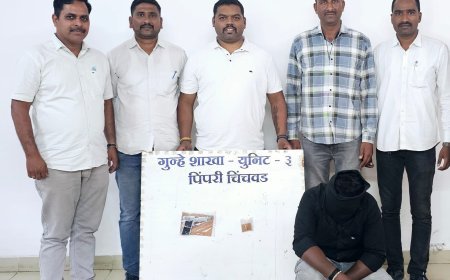 देशी बनावटीचे पिस्तूलासह एका इसमास गुन्हे शाखा युनिट तीनच्या पोलीसांकडून अटक