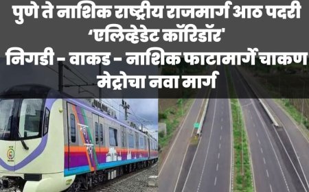 पुणे ते नाशिक महामार्ग भारतीय राष्ट्रीय राजमार्ग  आठ पदरी एलिव्हेडेट कॉरिडॉर