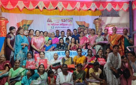 महिला दिनाच्या निमित्ताने आर्थिक दृष्ट्या दुर्बल विधवा महिलांचा सन्मान