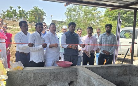 कंपोस्ट खड्डा भरू आपले गाव स्वच्छ ठेवू  अभियानाचा भांबोली येथे शुभारंभ