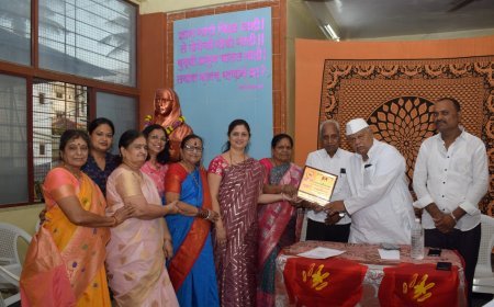 राजगुरूनगर येथे मैत्रीण ग्रुपकडून पुरस्कार प्रदान सोहळा आणि कवी संमेलन