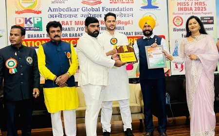 सरपंच संदिप पवार यांना राष्ट्रीय उत्कृष्टता पुरस्कार; सावरदरी गावाचा राष्ट्रीय पातळीवर सन्मान