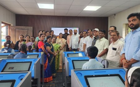 आंबेठाण शाळेत आयडील लॅबचे उपमुख्यमंत्रांच्या हस्ते ऑनलाइन उद्घाटन