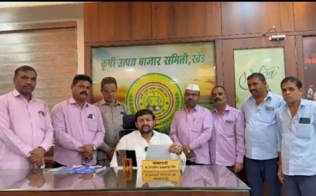 पणन मंत्र्यांकडे मांडल्या खेड बाजार समितीच्या सभापतींनी समस्या