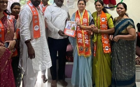 चाकणच्या विकासासाठी कटिबद्ध -  शिवसेनेच्या नगराध्यक्ष पदाच्या उमेदवार मनीषा गोरे