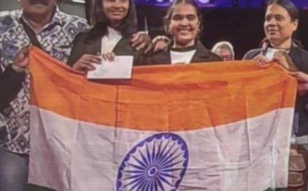 अहिल्यानगरच्या दिया छाजेड व इशिका अडसूळ यांचा जागतिक रोबोटिक्स चॅम्पियनशिपवर भारताचा झेंडा