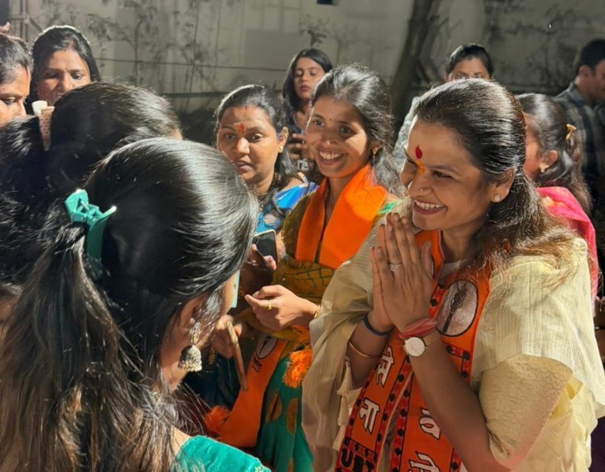 कुरुळी - आळंदी जिल्हा परिषद गटात महिला सक्षमीकरण आणि गावविकासावर भर - विनया मुंगसे