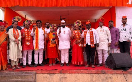 कुरुळी येथे सचिनजी अहिर यांची जिल्हा परिषद उमेदवारांच्या प्रचारार्थ भव्य जाहीर सभा