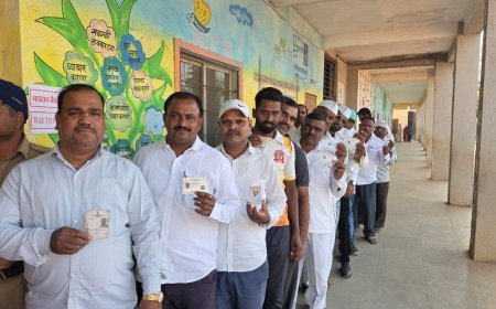 पुणे जिल्ह्यात शांततेत मतदान;दीर्घ प्रतीक्षेनंतर जिल्हा परिषद- पंचायत समिती निवडणुकांचे मतदान शांततेत