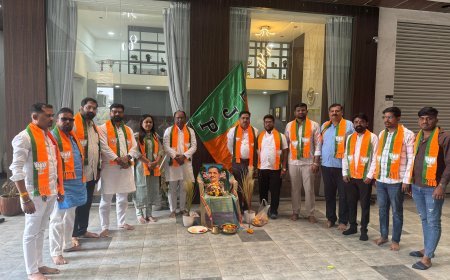 चाकणमध्ये पंडित दीनदयाळ उपाध्याय यांच्या पुण्यतिथीनिमित्त ‘समर्पण दिवस’ साजरा