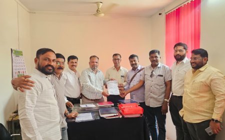 पुण्यातील राजकीय आंदोलनात पत्रकारांवरील  हल्ल्याच्या निषेधार्थ खेड तालुका पत्रकार संघाकडून निषेध