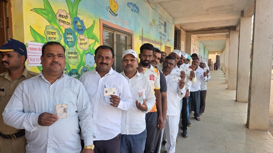 पुणे जिल्ह्यात शांततेत मतदान;दीर्घ प्रतीक्षेनंतर जिल्हा परिषद- पंचायत समिती निवडणुकांचे मतदान शांततेत