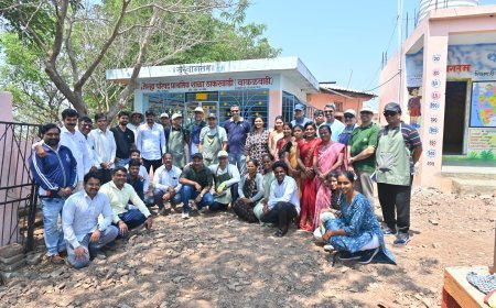 सामाजिक | वाकळवाडीचा सीएसआरमधून कायापालट;एक कोटींच्या विकासकामांनी घडले आदर्श गाव