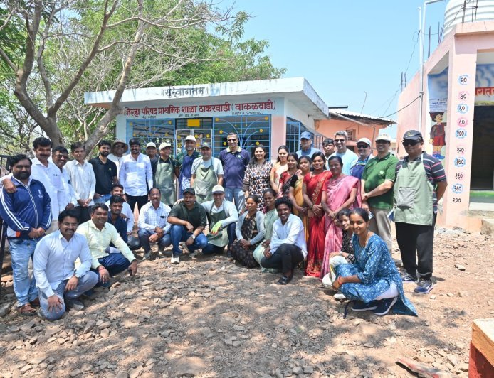 सामाजिक | वाकळवाडीचा सीएसआरमधून कायापालट;एक कोटींच्या विकासकामांनी घडले आदर्श गाव