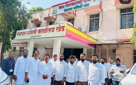 खेड तालुक्यात विकासकामांची पाहणी; प्रलंबित कामे तात्काळ मार्गी लावण्याच्या सूचना