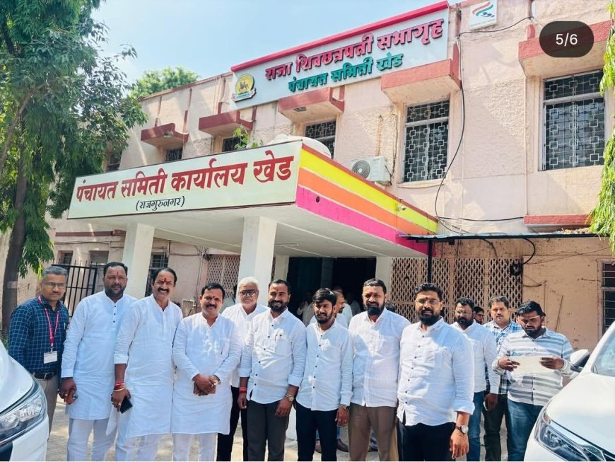 खेड तालुक्यात विकासकामांची पाहणी; प्रलंबित कामे तात्काळ मार्गी लावण्याच्या सूचना