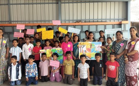 जागतिक पर्यावरण दिन उत्साहात; बालचिमुकल्यांनी दिला पर्यावरण संवर्धनाचा संदेश