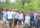 खेड तालुक्याच्या पश्चिम भागातील अतिवृष्टीग्रस्त गावांची समीर सुपे यांच्याकडून पाहणी