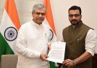 "पुणे नाशिक रेल्वे जुन्याच मार्गाने व्हावी" खासदार डॉ.अमोल कोल्हे यांची रेल्वेमंत्र्यांकडे आग्रही मागणी