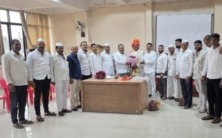शिंदेगाव विकास सोसायटीच्या चेअरमनपदी दत्तात्रय टेमगिरे यांची बिनविरोध निवड