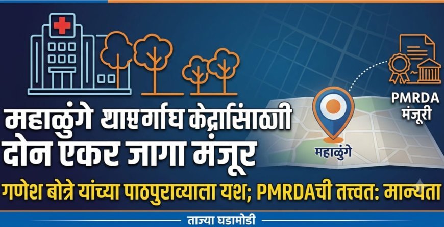 महाळुंगे येथे प्राथमिक आरोग्य केंद्रासाठी दोन एकर जागा मंजूर