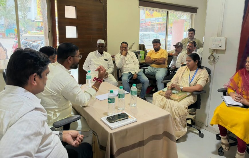 खराबवाडीचा पाणीप्रश्न ऐरणीवर;गणेश बोत्रेंनी अधिकाऱ्यांना धरले धारेवर